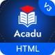 Acadu – Online Courses & Education HTML - Online Courses & Education HTML